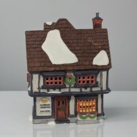 Vintage 1990 Tutbury Printer: Dept 56 Dickens' Village Porcelain House