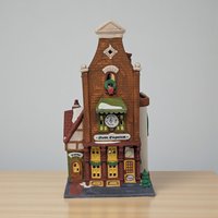 Vintage 1992 Dept 56 Music Emporium: Christmas in the City Village Building