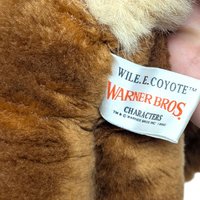 1990 Warner Bros Wile E. Coyote Plush: Looney Tunes Stuffed Animal Toy