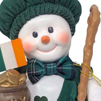 Vintage 2000 Irish Snowman Figure: Possible Dreams Celtic Collection