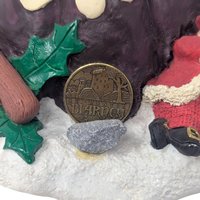 Vintage 1995 Finnians Christmas Figure: Roman Inc. Irish Leprechaun Pudding Decor