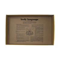 Vintage 1975 Body Language Game: Milton Bradley Pantomime Party Word Game