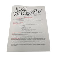 Vintage 1993 Uno Rummy-Up Game: Mattel Tile Strategy Family Activity