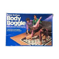 Vintage 1984 Body Boggle Game: Parker Brothers Floor Party Activity