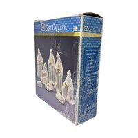 Vintage Porcelain Nativity Set: 8 Piece Christmas Scene