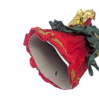 Vintage Fabric Angel Tree Topper: Christmas Holiday Decoration