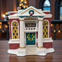 Vintage 1993 Public Library Building: Christmas Valley Series