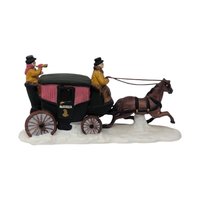 Vintage Dept 56 Dover Coach: Heritage Village Porcelain Accessory