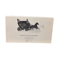 Vintage Dept 56 Dover Coach: Heritage Village Porcelain Accessory