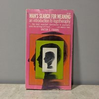 Vintage 1971 Man’s Search for Meaning: Viktor E. Frankl Paperback Book