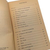 Vintage The Conquest of Happiness: Bertrand Russell Paperback Book