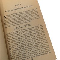 Vintage The Conquest of Happiness: Bertrand Russell Paperback Book