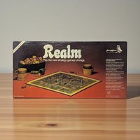 Vintage 1974 Realm Board Game: Gamut of Games Strategy Second Edition