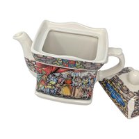 Vintage Sadler King Arthur Porcelain Teapot: Sir Lancelot of the Round Table Camelot Decor