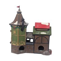 Vintage 1995 Elfin Forge & Assembly Shop: Dept 56 North Pole Village Lighted House