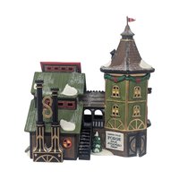 Vintage 1995 Elfin Forge & Assembly Shop: Dept 56 North Pole Village Lighted House