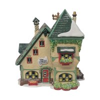 Vintage 1997 The Glacier Gazette Building: Dept 56 North Pole Village House