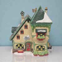 Vintage 1997 The Glacier Gazette Building: Dept 56 North Pole Village House