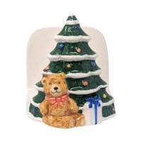 Vintage Otagiri Christmas Bear Napkin Holder: Ceramic Holiday Table Decor