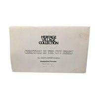 Vintage 1990 All Saints Corner Church: Dept 56 Christmas in the City