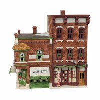 Vintage 1988 Variety Store and Barber Shop: Dept 56 Christmas in the City