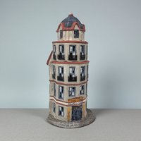 Vintage 1987 The Tower Cafe Building: Dept 56 Christmas in the City