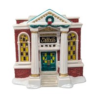 Vintage 1993 Public Library Building: Christmas Valley Series