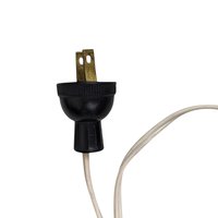 Large Vintage Floral Ceramic Lamp