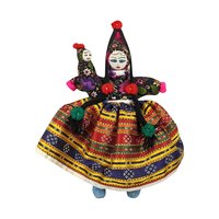 Vintage Folk Art Woman and Baby Doll