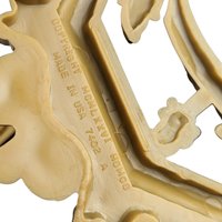 1976 Homco Gold Musical Instrument Wall Hangings