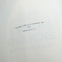 1936 G. Schirmer 59 Piano Solos You Like to Play