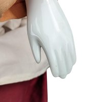 Vintage Porcelain Chinese Opera Doll with Peacock Hat