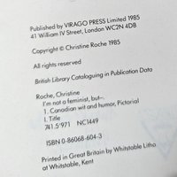 1985 I'm Not a Feminist But... Book, Christine Roche