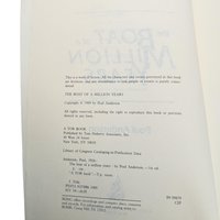 Vintage 1989 The Boat of a Million Years Paperback: Poul Anderson