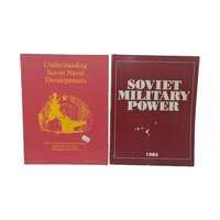 Vintage 1980s Soviet Military Power & Naval Books: Dept of Defense