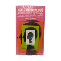 Vintage 1971 Man’s Search for Meaning: Viktor E. Frankl Paperback Book