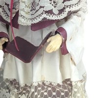 Vintage Paper Mache Christmas Carolers