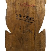 Vintage 27" Hand Carved Woman Statue