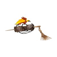 Vintage Carved Wood Hair Pin