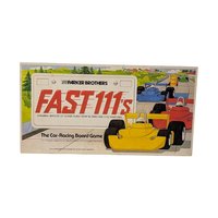 Vintage 1981 Fast 111's The Car-Racing Board Game: Parker Brothers Racing Toy