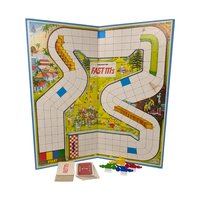 Vintage 1981 Fast 111's The Car-Racing Board Game: Parker Brothers Racing Toy