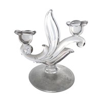 Duncan Miller First Love Glass Candlesticks