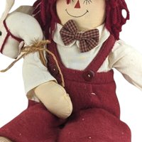 Vintage Handmade Raggedy Andy Doll