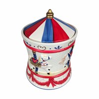 Vintage AMC Carousel Musical Cookie Jar