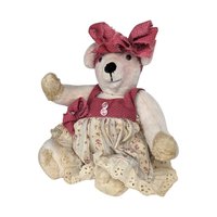 1997 Handmade Signed Girl Teddy Bear