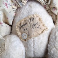 1997 Handmade Signed Girl Teddy Bear