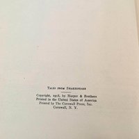 1918 Tales from Shakespeare Hardcover