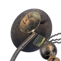 Vintage Lu Lu Collection Metal 2 Candle Holder