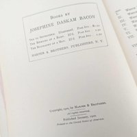 1910 The Biography of a Boy Hardcover, Josephine Daskam Bacon