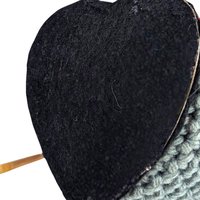 Vintage Hand Crocheted Hobo Clown